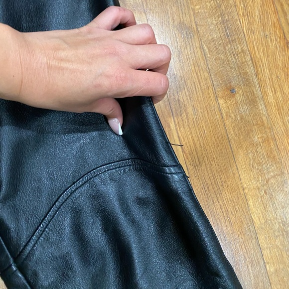 WILSONS LEATHER black leather pants - Picture 4 of 11